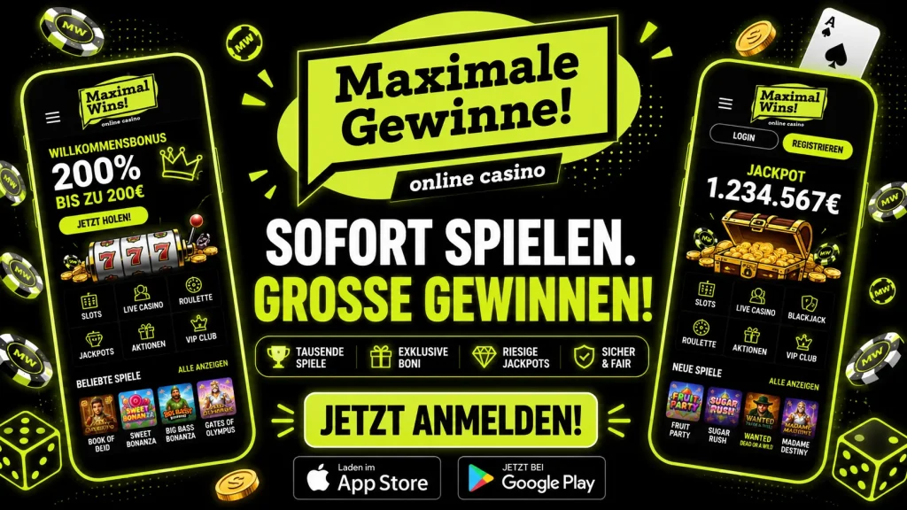 maximal wins anwendung
